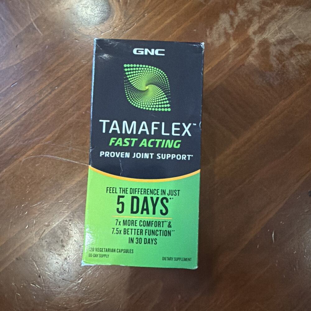 Gnc Tamaflex Acting Joint Support 120 Vegetarian Capsules BB 10/27